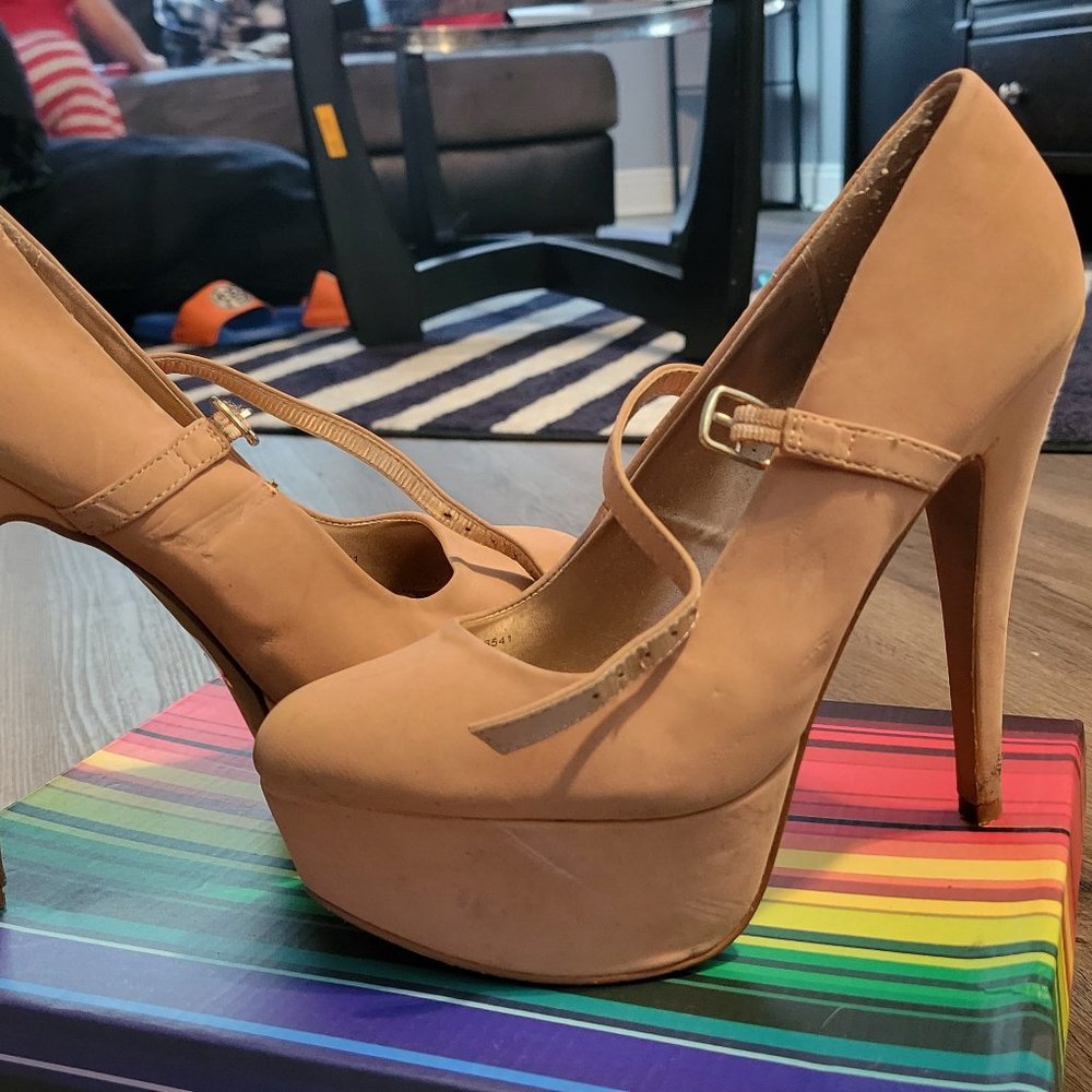 Charlotte Russe Pink Platforms Stilettos